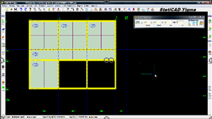 Rectangular slab drawing